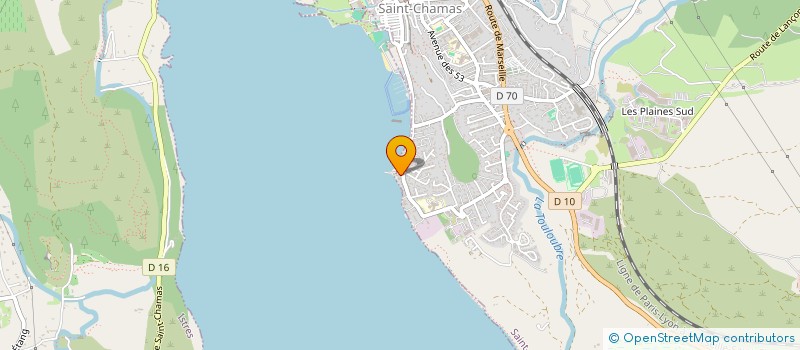 localisation de l'entreprise SARL LA DIGUE  SAINT CHAMAS
