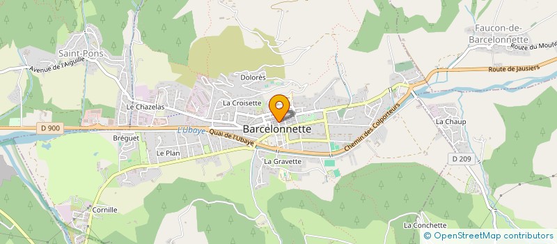 localisation de l'entreprise SARL LA DILIGENCE à BARCELONNETTE