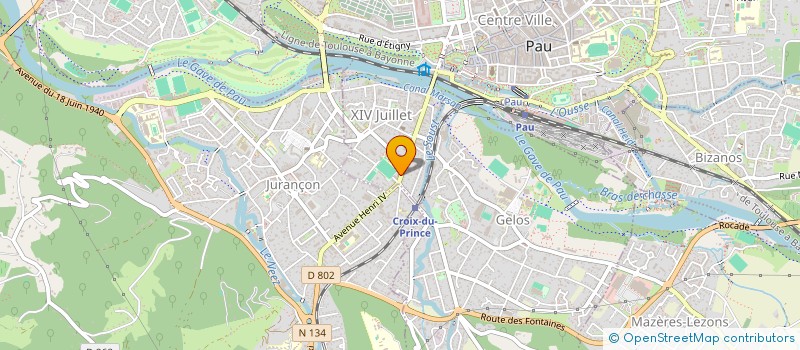 localisation de l'entreprise SARL LA DILIGENCE à PAU