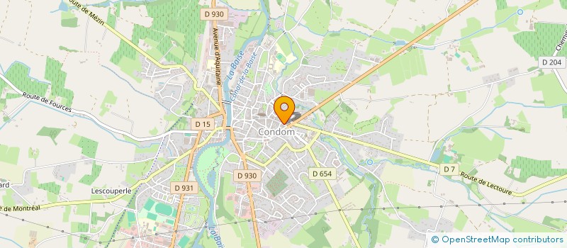 localisation de l'entreprise SARL LA DISTRIBUTION DYNAMIQUE  CONDOM