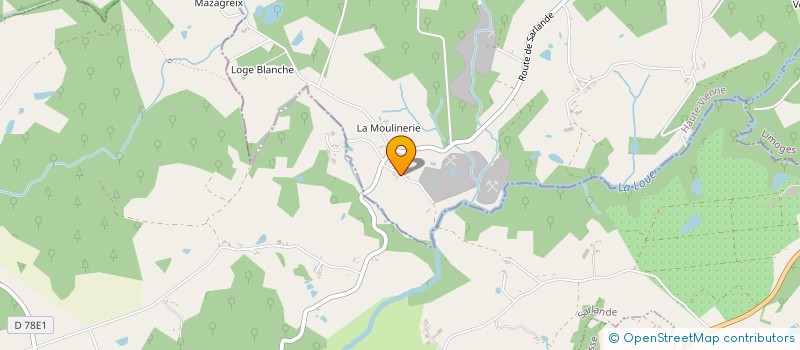 localisation de l'entreprise SARL LA DOLCE VITA à ST YRIEIX LA PERCHE