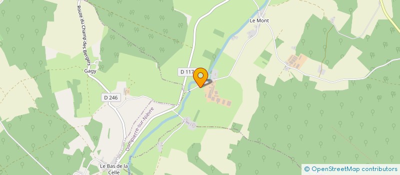 localisation de l'entreprise SARL LA DOMPIERROISE à DOMPIERRE-SUR-NIEVRE