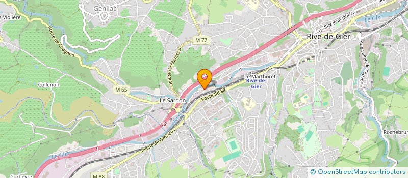 localisation de l'entreprise SARL LA DUREZE  GENILAC