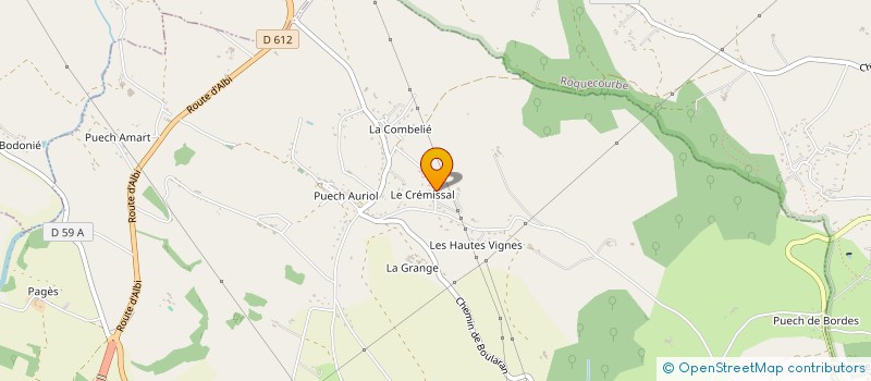 localisation de l'entreprise SARL LA FABRIQUE DU SOLEIL  BURLATS