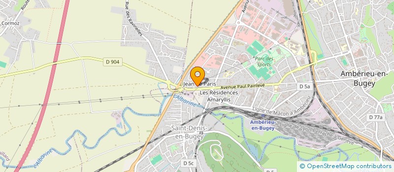 localisation de l'entreprise SARL LA FADETTE à AMBERIEU-EN-BUGEY