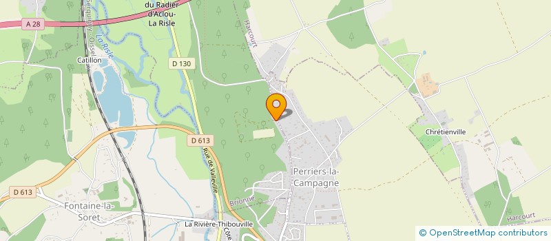 localisation de l'entreprise SARL LA FAISANDERIE DE BRIONNE  BRIONNE