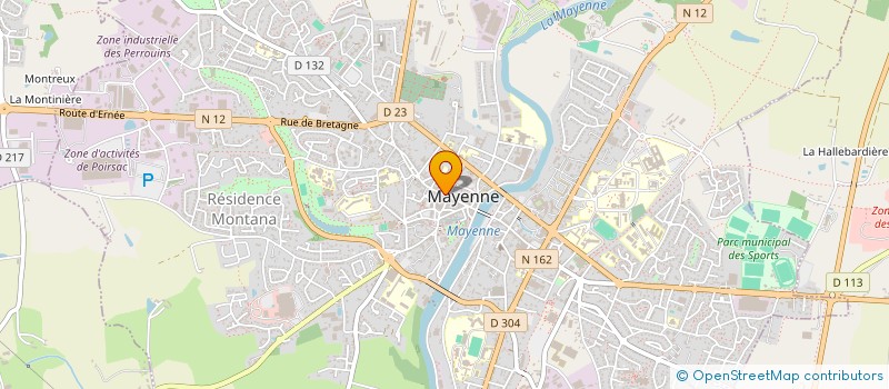 localisation de l'entreprise SARL LA FEE COULEUR à MAYENNE