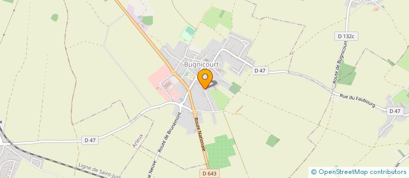 localisation de l'entreprise SARL LA FERME BUGNICOURTOISE à BUGNICOURT