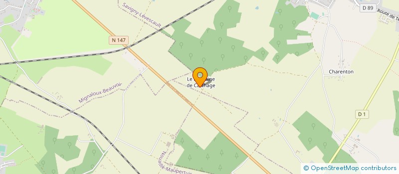 localisation de l'entreprise SARL LA FERME D'ARSENE  SAVIGNY-LEVESCAULT