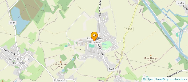 localisation de l'entreprise SARL LA FERME DE LA SENSEE à GOUY-SOUS-BELLONNE
