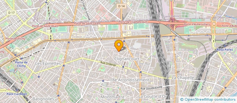 localisation de l'entreprise SARL LA FERME DE LUTECE à PARIS