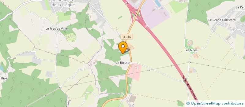 localisation de l'entreprise SARL LA FERME DU BUISSON à SAINT-AUBIN-SUR-GAILLON