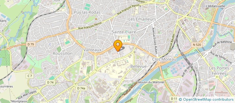 localisation de l'entreprise SARL LA FERME DU COIN à LIMOGES