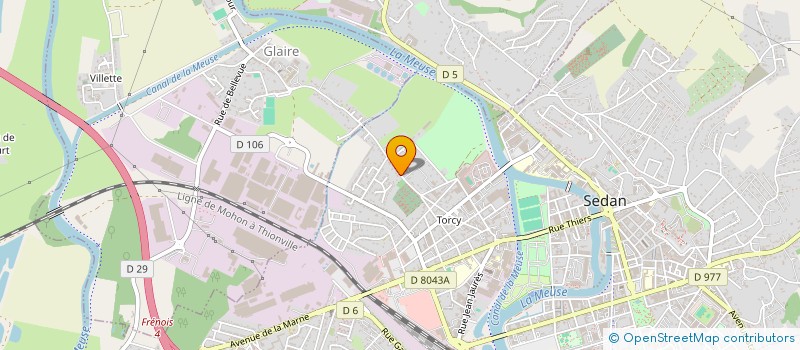 localisation de l'entreprise SARL LA FERME DU LANDI  SEDAN