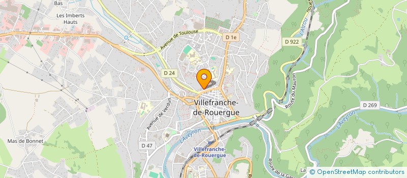 localisation de l'entreprise SARL LA FERRIERE  VILLEFRANCHE-DE-ROUERGUE