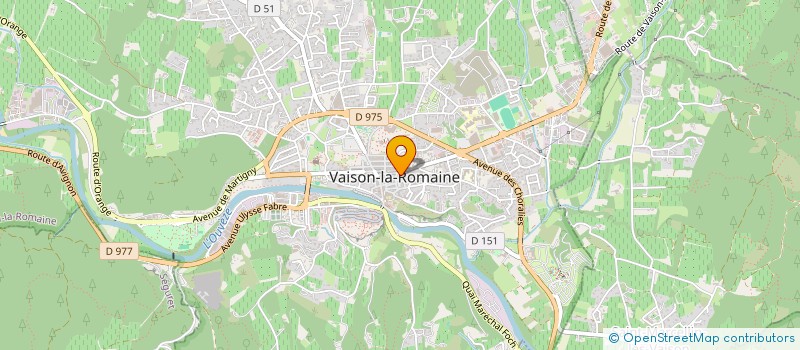 localisation de l'entreprise SARL LA FIDUCIAIRE VAISONNAISE à VAISON-LA-ROMAINE