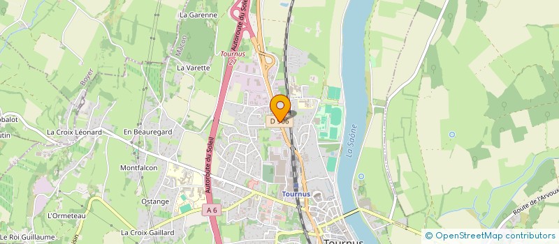 localisation de l'entreprise SARL LA FLAMBEE à TOURNUS