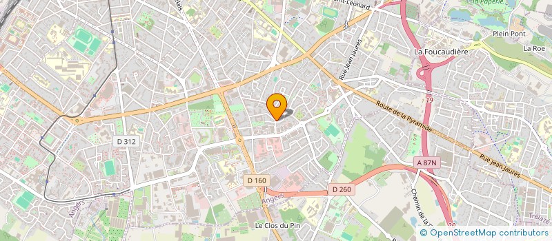 localisation de l'entreprise SARL LA FLORENTINE à ANGERS
