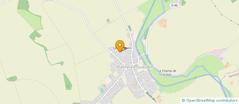 localisation de l'entreprise SARL LA FONTAINE  PLAIMPIED-GIVAUDINS
