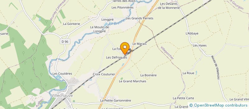localisation de l'entreprise SARL LA FORESTIERE à VILLECHAUVE