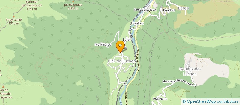 localisation de l'entreprise SARL LA FORGE  TREBONS-DE-LUCHON