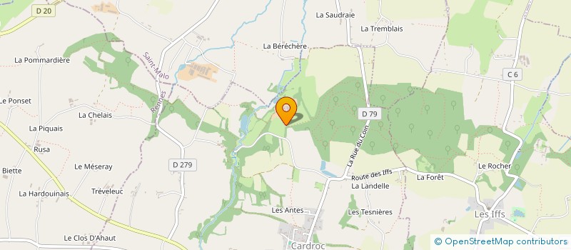 localisation de l'entreprise SARL LA FOUCHERAIE  CARDROC