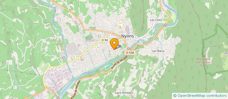 localisation de l'entreprise SARL LA FOURMI à NYONS
