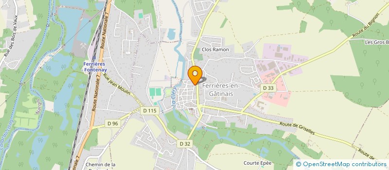 localisation de l'entreprise SARL LA FOURNEE LE GUILLOU à FERRIERES-EN-GATINAIS