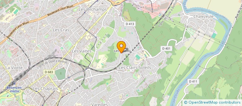 localisation de l'entreprise SARL LA FRINGALE à BESANCON