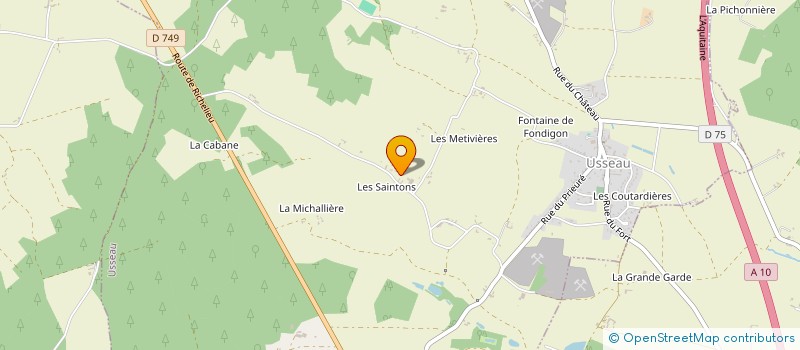 localisation de l'entreprise SARL LA FROMAGERIE DU PAVILLON à USSEAU