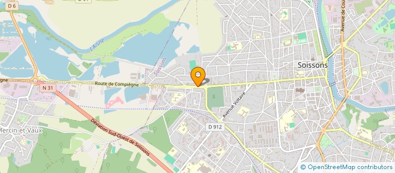 localisation de l'entreprise SARL LA FROMENTINE à SOISSONS