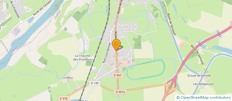 localisation de l'entreprise SARL LA GABARE à CHALLUY