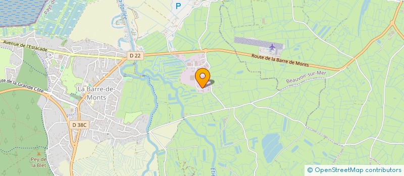 localisation de l'entreprise SARL LA GABELLE  LA BARRE-DE-MONTS