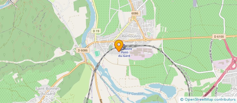 localisation de l'entreprise SARL LA GALERIE à REMOULINS