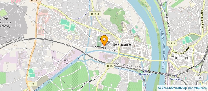 localisation de l'entreprise SARL LA GARDOUNENQUE à BEAUCAIRE