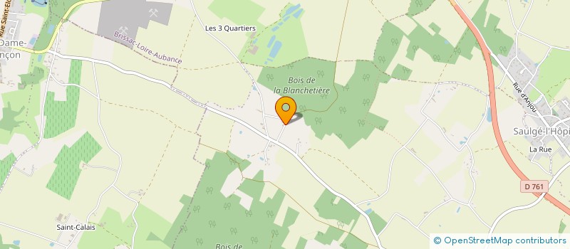 localisation de l'entreprise SARL LA GARENNE  GENNES-VAL-DE-LOIRE