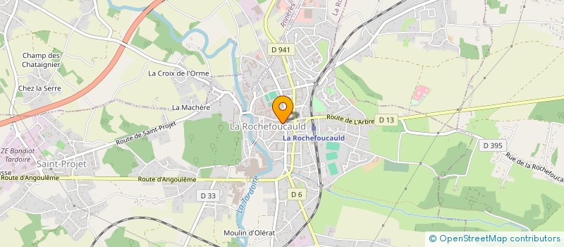 localisation de l'entreprise SARL LA GIRANDOLE à LA ROCHEFOUCAULD-EN-ANGOUMOIS