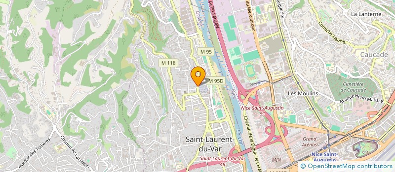 localisation de l'entreprise SARL LA GOURMANDISE à SAINT-LAURENT-DU-VAR