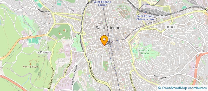 localisation de l'entreprise SARL LA GRABOTTE à SAINT-ETIENNE