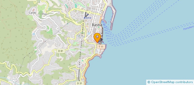 localisation de l'entreprise SARL LA GRANDE OURS à BASTIA
