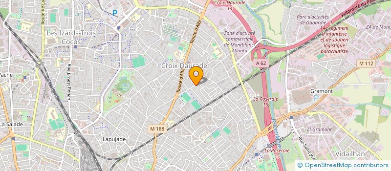 localisation de l'entreprise SARL LA GRANDE SPATULE  TOULOUSE
