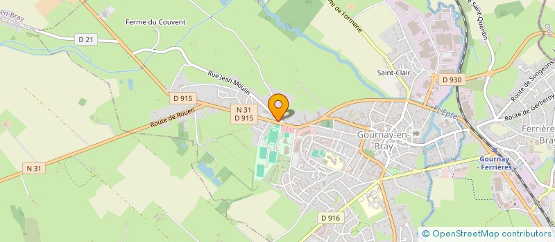 localisation de l'entreprise SARL LA GRANGE  GOURNAY-EN-BRAY