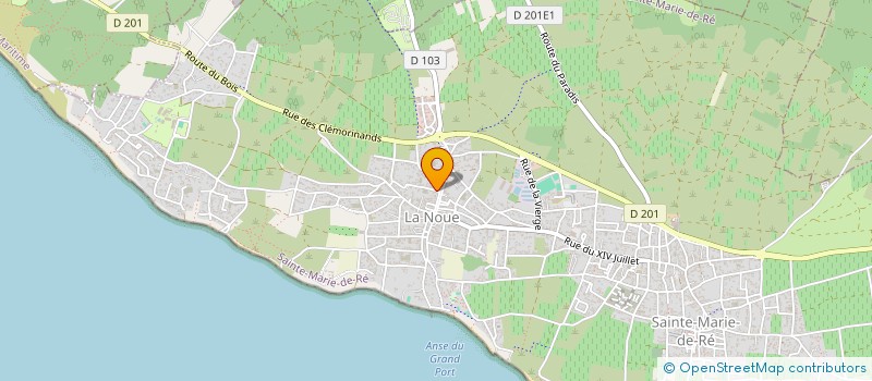 localisation de l'entreprise SARL LA GRENOUILLETTE  SAINTE-MARIE-DE-RE