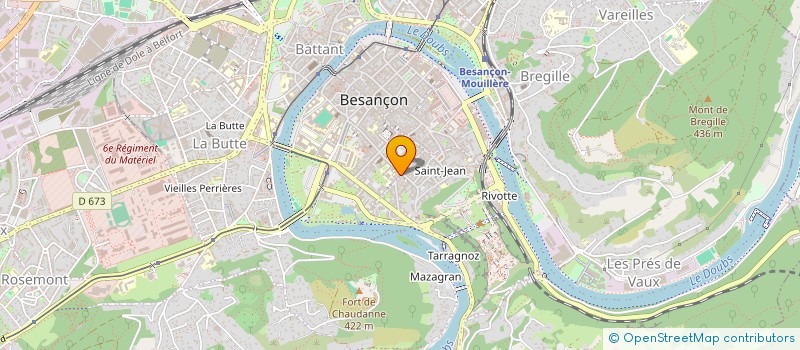 localisation de l'entreprise SARL LA GRIGNARDISE à BESANCON