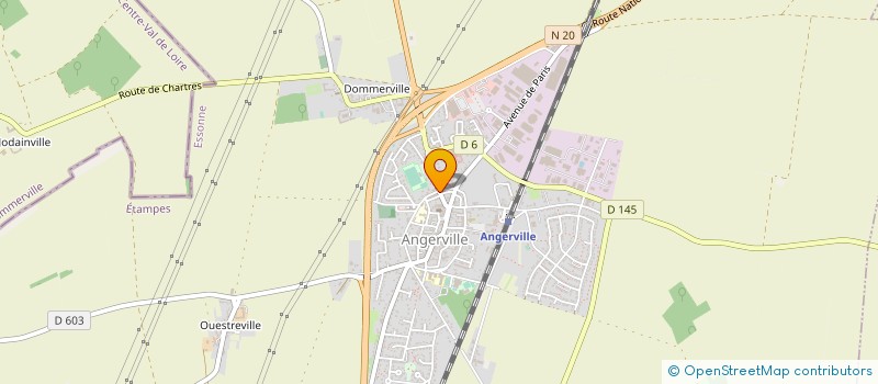 localisation de l'entreprise SARL LA GRIGNOTERIE  ANGERVILLE