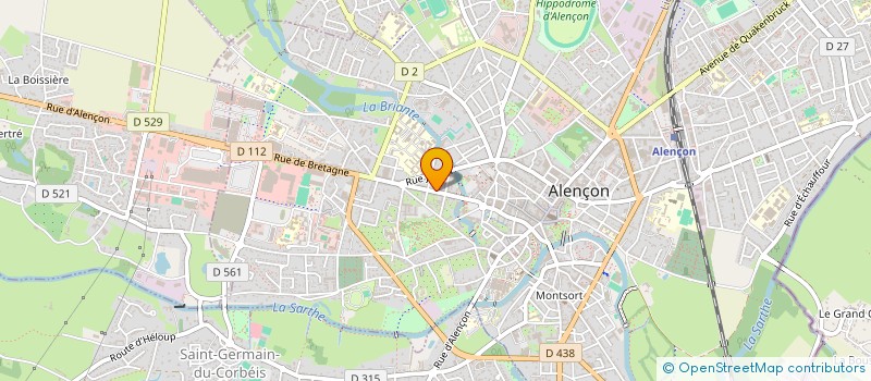 localisation de l'entreprise SARL LA GRIGNOTIERE à ALENCON