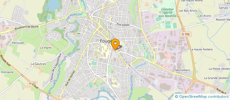 localisation de l'entreprise SARL LA GRIGNOTTE à FOUGERES