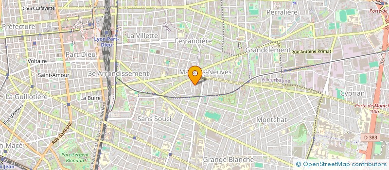 localisation de l'entreprise SARL LA GRIVE  LYON