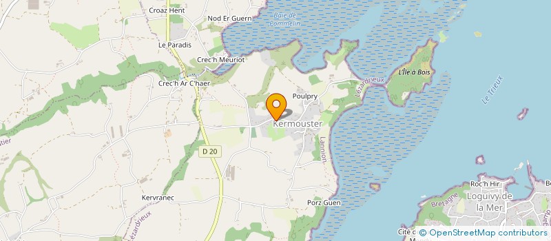 localisation de l'entreprise SARL LA GWENOJENN  LEZARDRIEUX