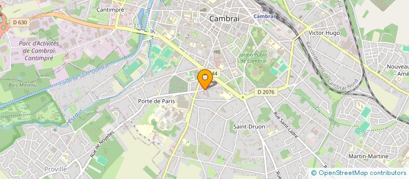 localisation de l'entreprise SARL LA HALLE AUX BOISSONS à CAMBRAI
